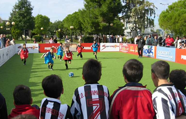 El primer torneo de lanzamiento 3v3 fuera de Escandinavia en Atenas, Grecia 2007.