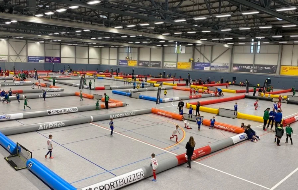 Megaevento 3v3 AirPitch en Leipzig en 2020.